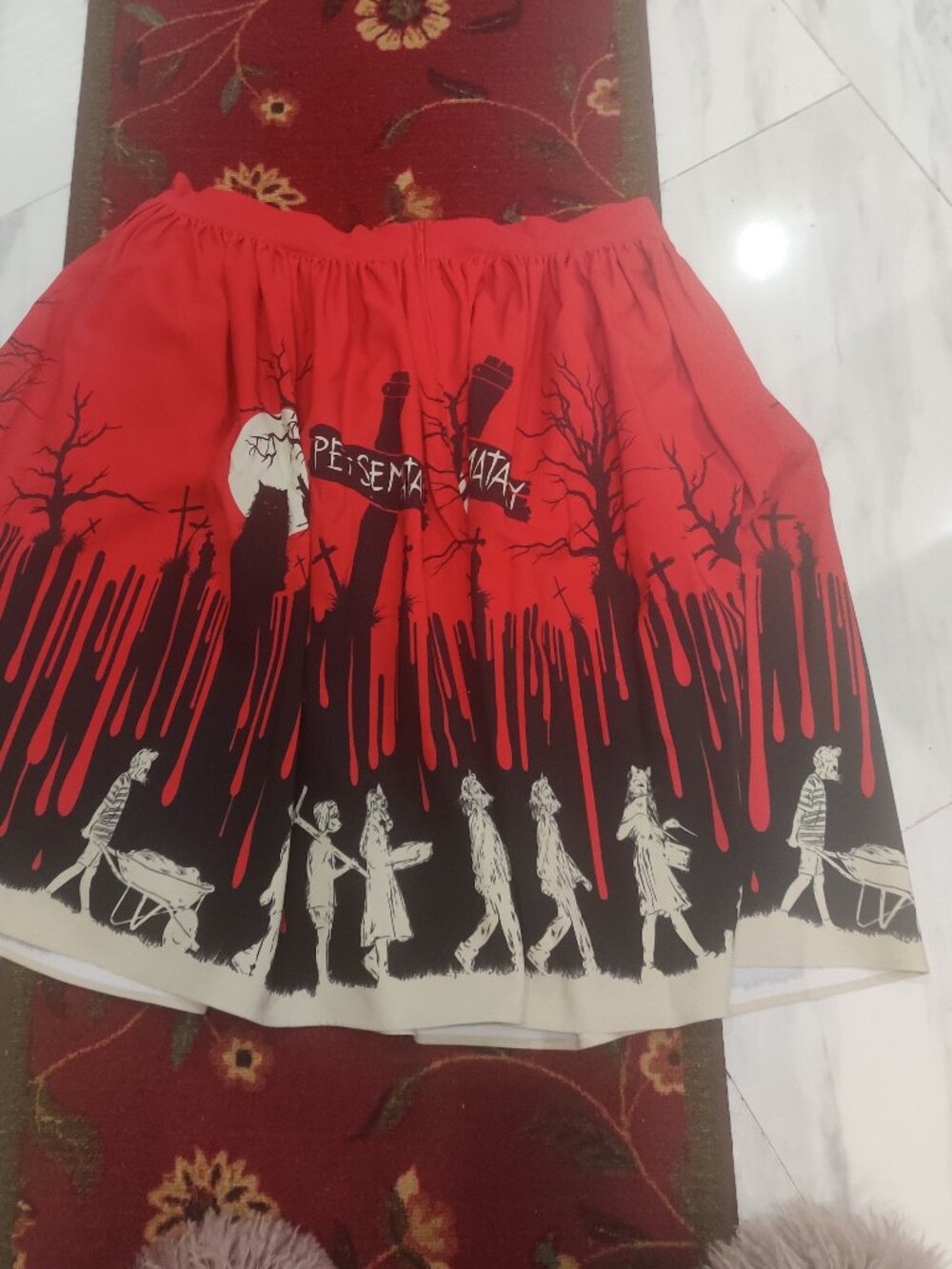 Vixen by Micheline Pitt Pet Semetary collab skirt size 3xl New